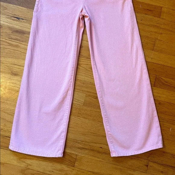 Frame Denim Women's Flare Jeans in Pink - Picture 5 of 12